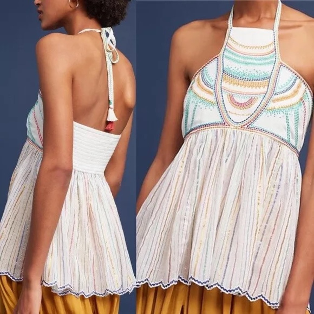 Anthropology halter top
